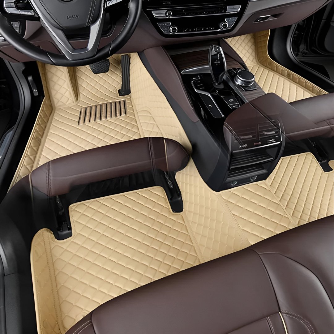 Auto Fußmatten Maßanfertigung Beige von Diamondscar