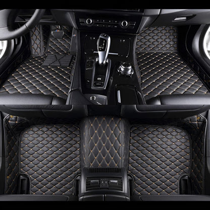 Auto Fußmatten Maßanfertigung Schwarz-Beige von Diamondscar